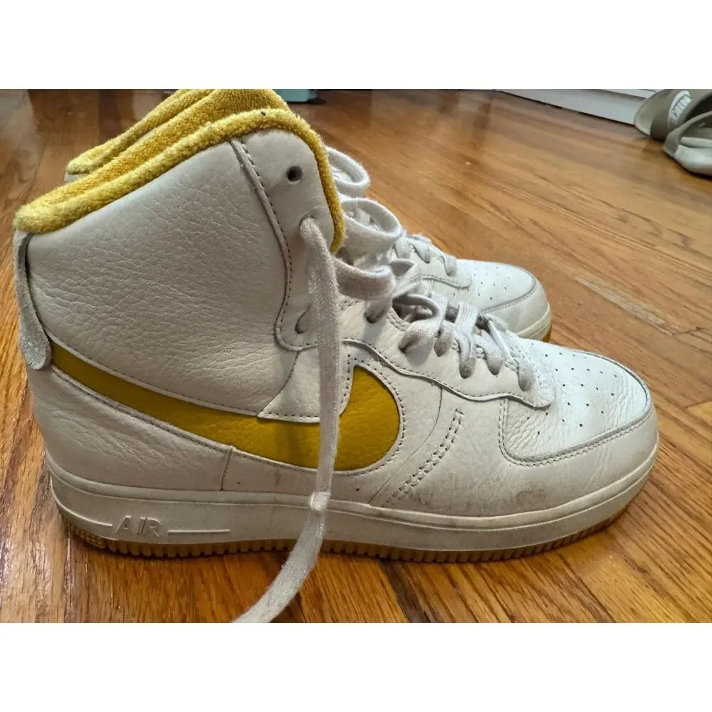 Nike Air Force 1 High Sculpt Phantom Yellow Ochre Women's Size 10